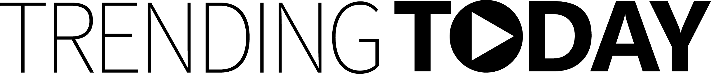 Trending Today White Logo Horizontal inverted